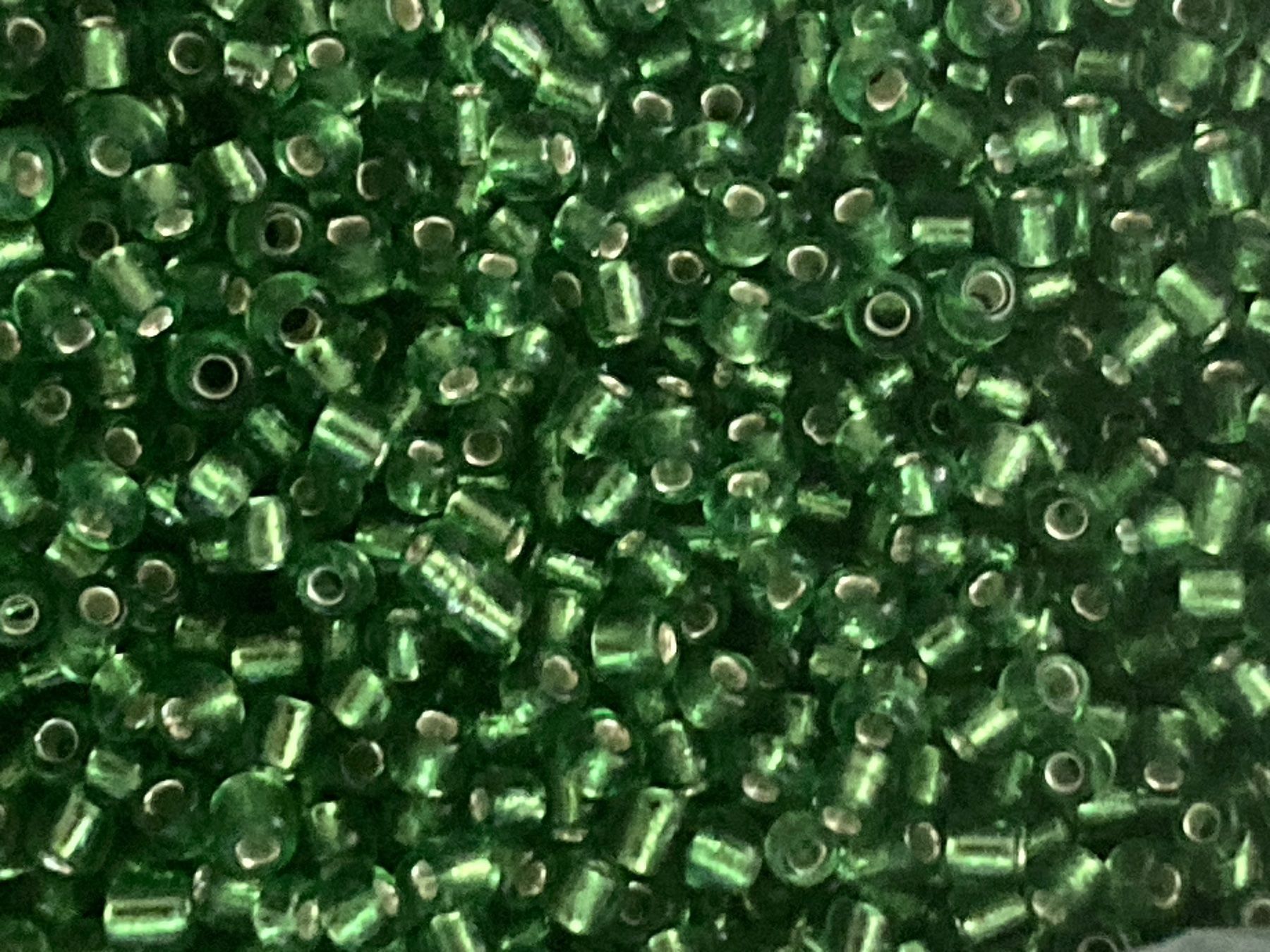 Perle (finte): Rocailles Perlen GRÜN 150 g – Nuovo (secondo la descrizione) da Erlach venduto da Schaliko