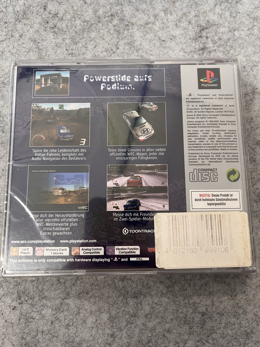 Sony Giochi: WRC arcade ps1 new Deutsch – Nuovo e nell'imballaggio originale da Lausanne venduto da TayD 1