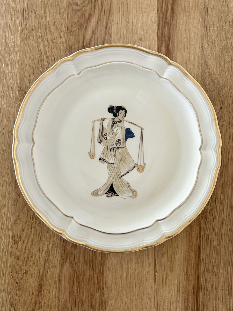 Bernardaud Piatti: Bernardaud Limoges Teller 22 cm Japanerin – Usato da Wettingen venduto da Mmccl