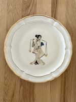 Bernardaud Limoges Teller 22 cm Japanerin