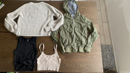 Kleider Paket: H&M Pullover gestrickt Chicorée Grösse XS