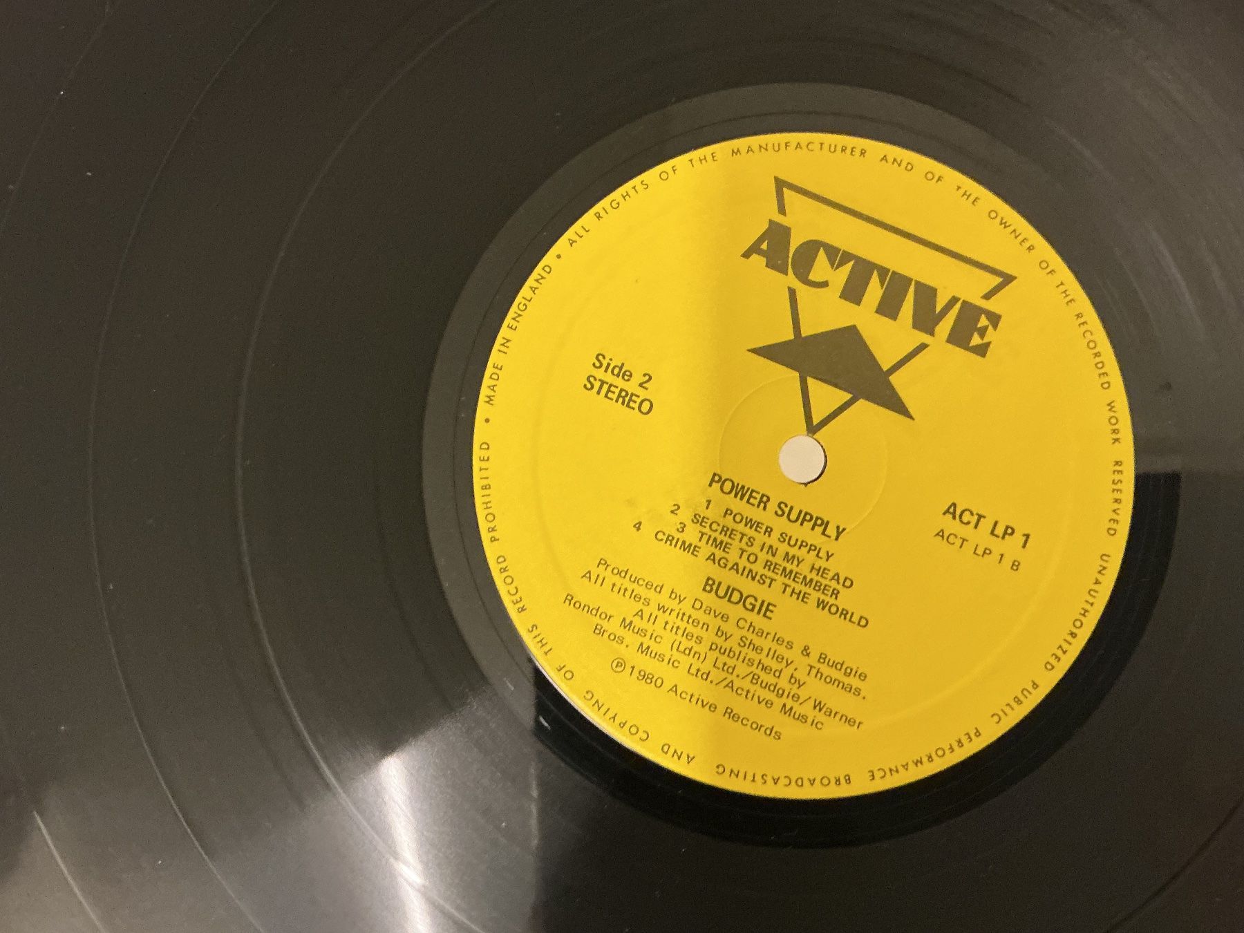 Vinyles: Budgie LP - Power Supply – D'occasion à Winterthur par Tumko-Vinyl 2