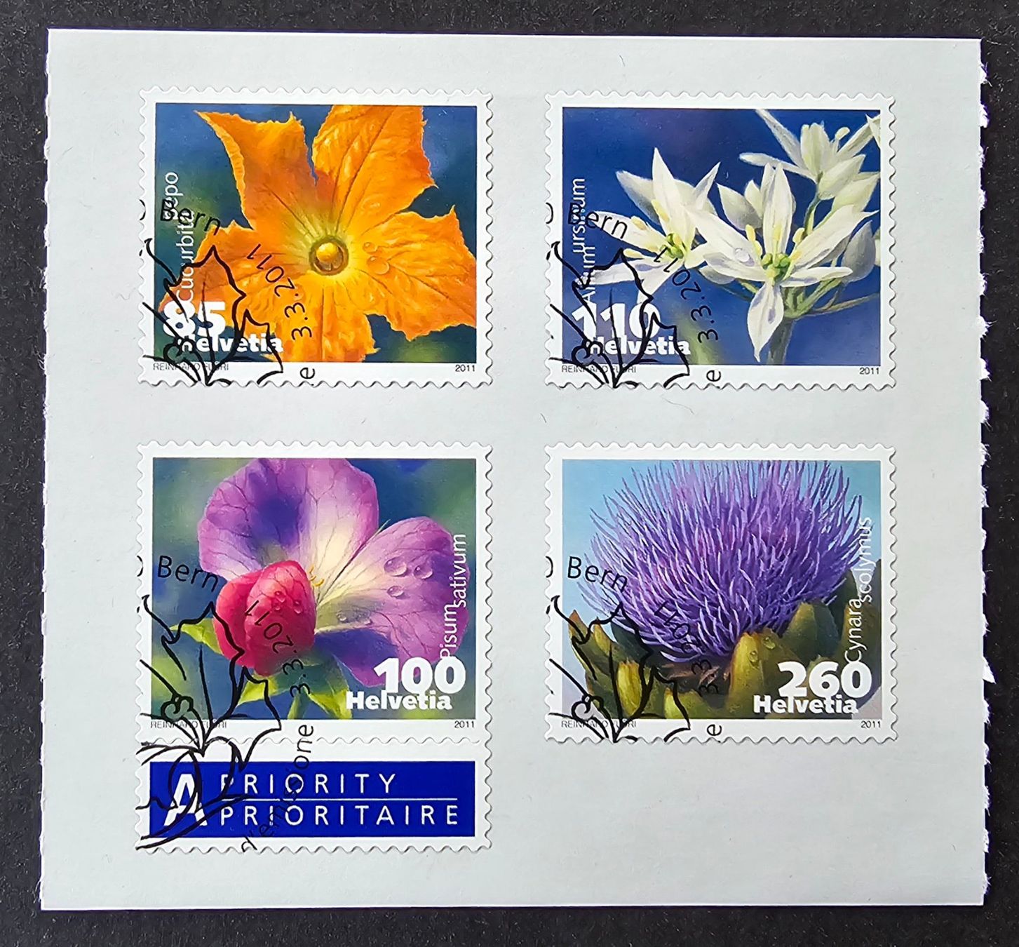 Tutti i francobolli: 1376-1379 Satz ET ** (2011) – Nuovo (secondo la descrizione) da Hittnau venduto da stamps_and_coins