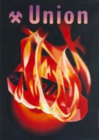 UNION 1949 Brennendes Brikett - Original Plakat