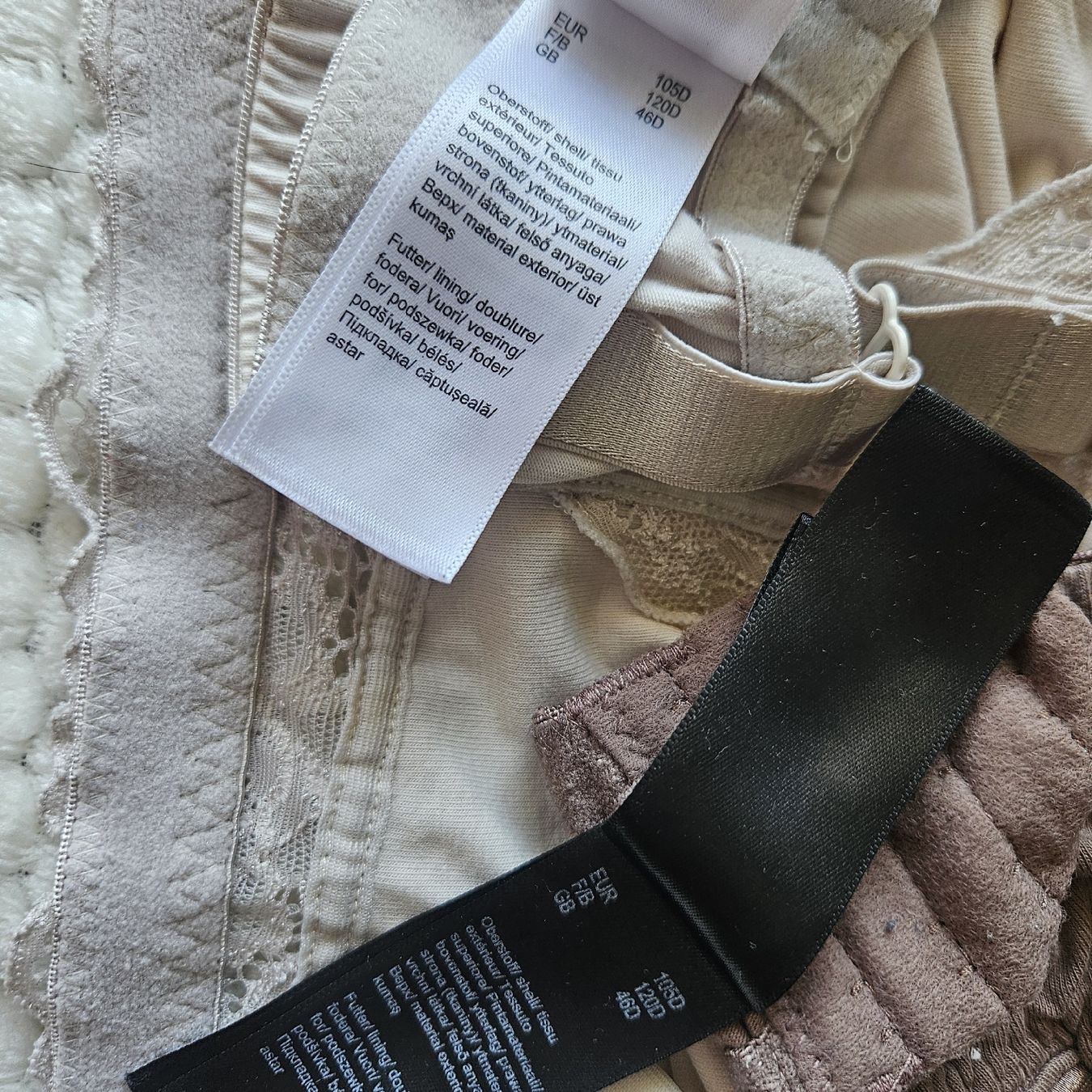 Altra biancheria intima: 2er Set Still-BHs von bpc, Grösse 105D, mit Spitze – Usato da Herrliberg venduto da daki0017 2