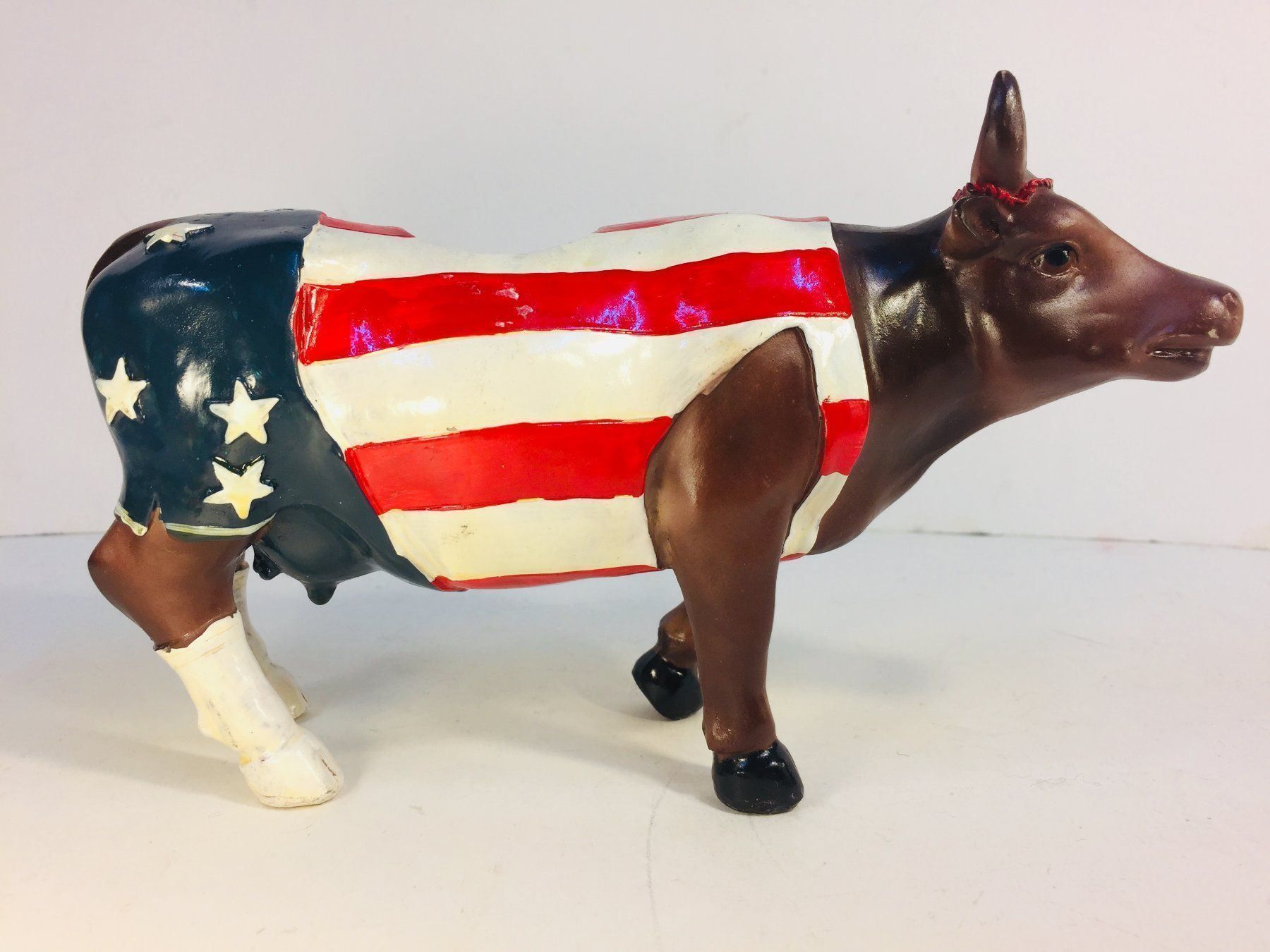 Statuette: Amerikan Kuhfigur Aufbewährungsfigur – Usato da Schaffhausen venduto da sparzone