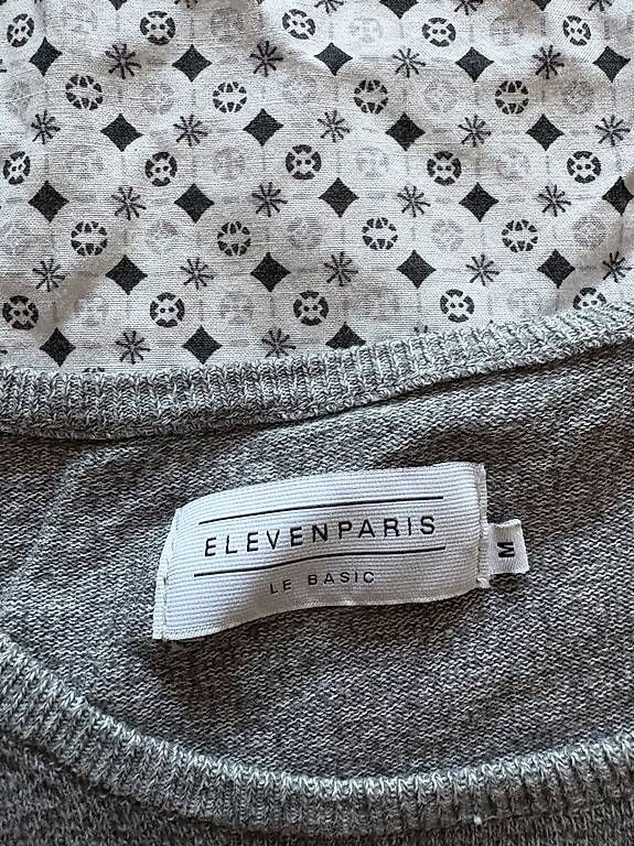 Pullover & Sweatshirts: Eleven Paris - pull gris fin taille M – Gebraucht aus Geneve von tom_d7f8 1