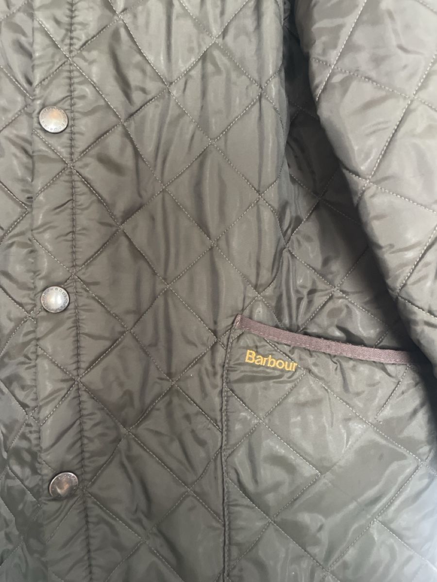 Barbour Giacche: Barbour Steppjacke dunkelgrün oversize – Difettoso da Zürich venduto da eva_7rvy