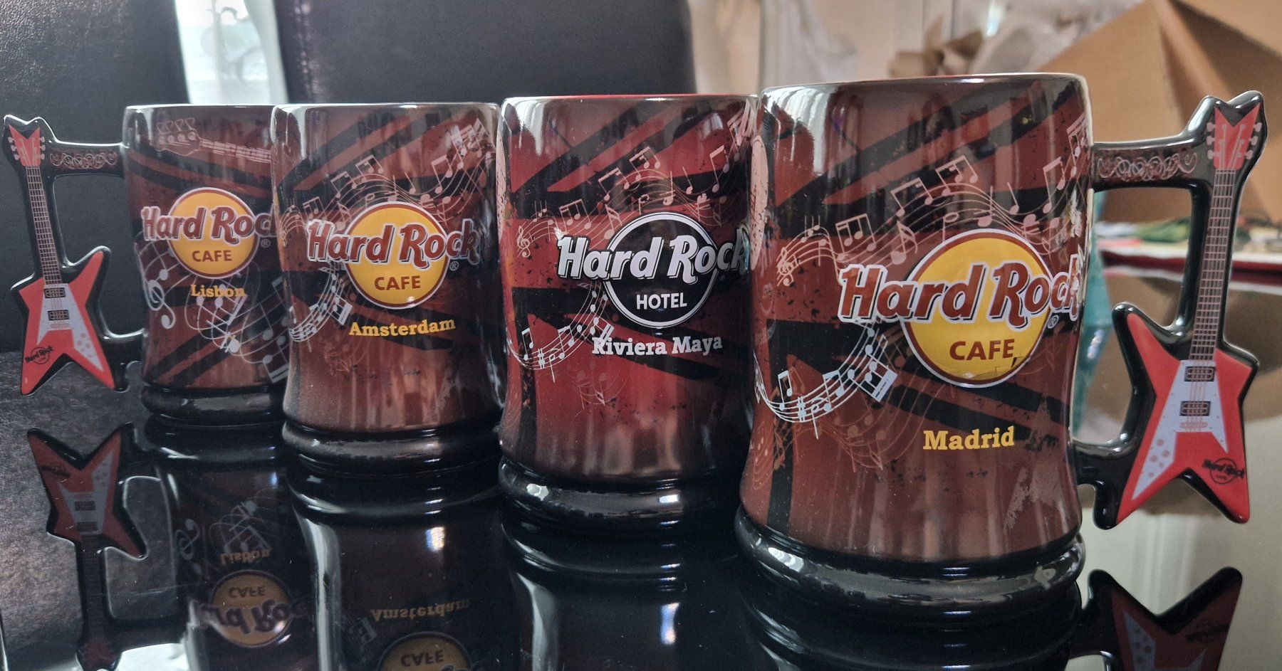 Gläser: Grosse Hard Rock Cafe Beerkrug Collection 10x – Gebraucht aus Zürich von sirstians000 9