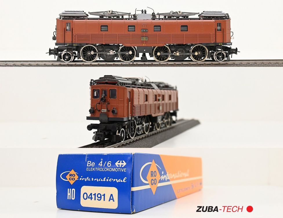 ROCO HO, 04191A, E-Lok BR BE 4/6 der SBB, grün, Kunststoff, DC, analog