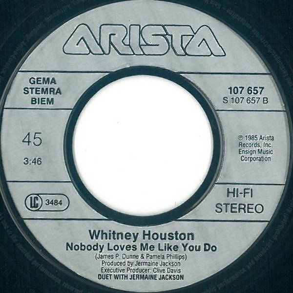 Dischi in vinile: Houston Whitney: Saving All My Love For You 7" – Usato da Steinhausen venduto da Vilivinili 1