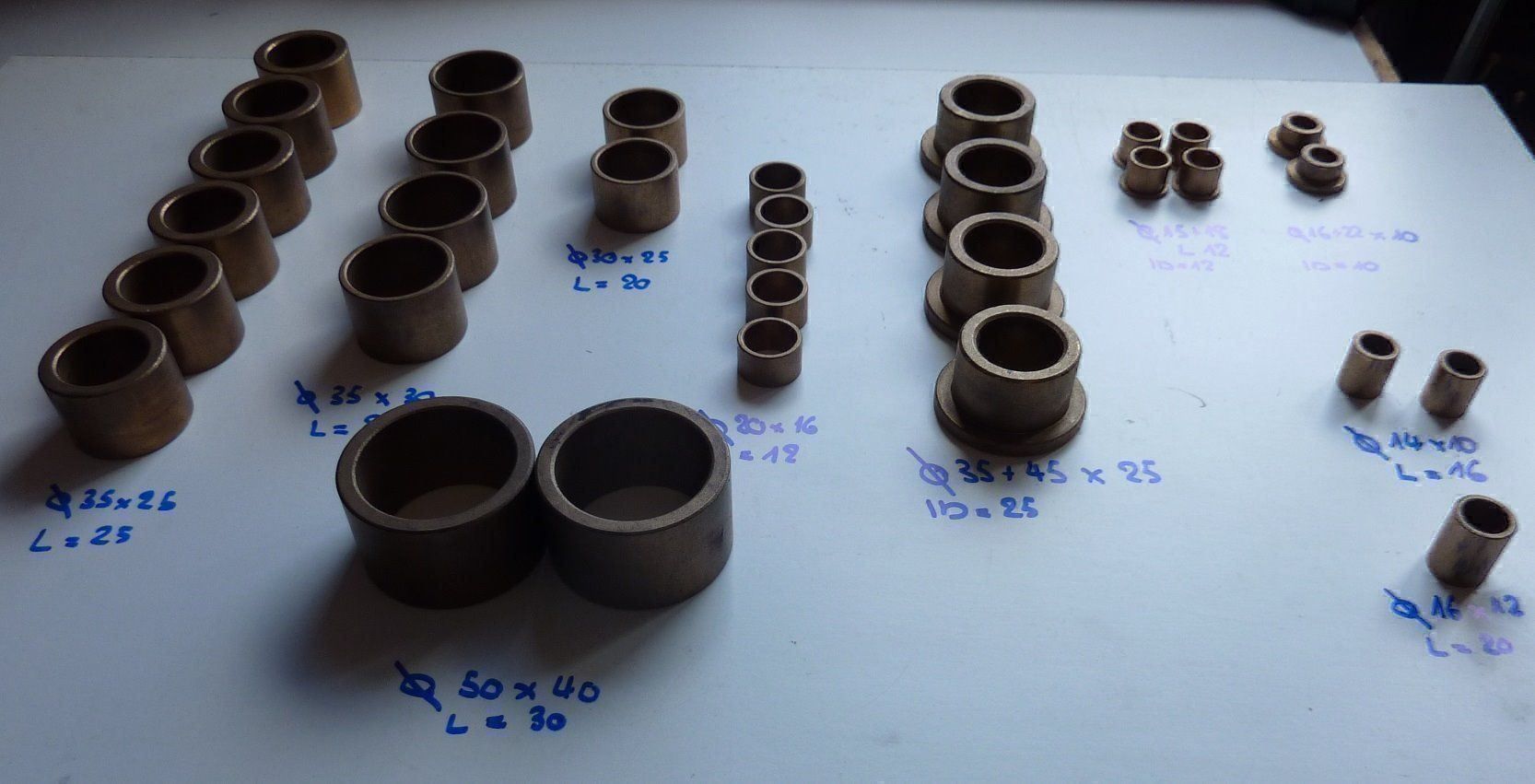 Altro per industria metallurgica: Bronce Sinterbuchsen – Nuovo (secondo la descrizione) da Lohn-Ammannsegg venduto da xymark 1