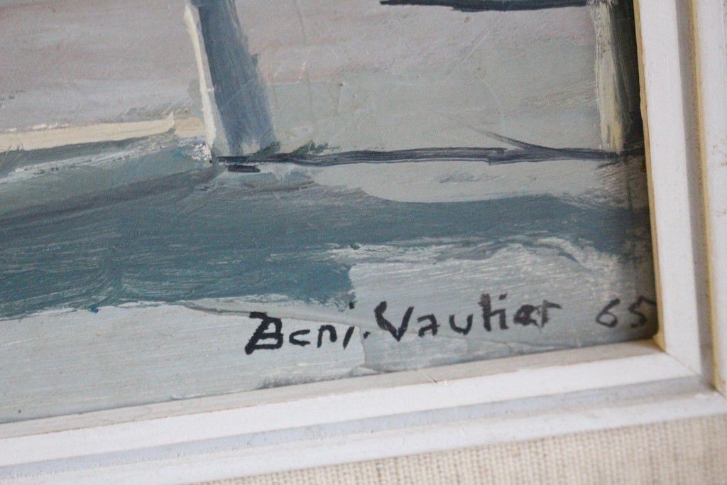Dipinti: Tableau Benjamin VAUTIER Carouge Genève – Usato da Vandoeuvres venduto da Dom-Tom 2