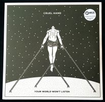 Cruel Hand - Your World Won't Listen - White & Blue Swirl