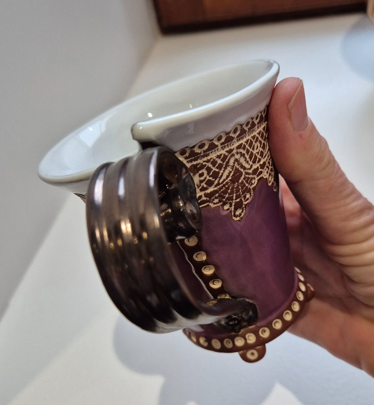 Tassen: Mugs en faïence faits main - très originaux – Neu und originalverpackt aus Ballaigues von Akevit 3