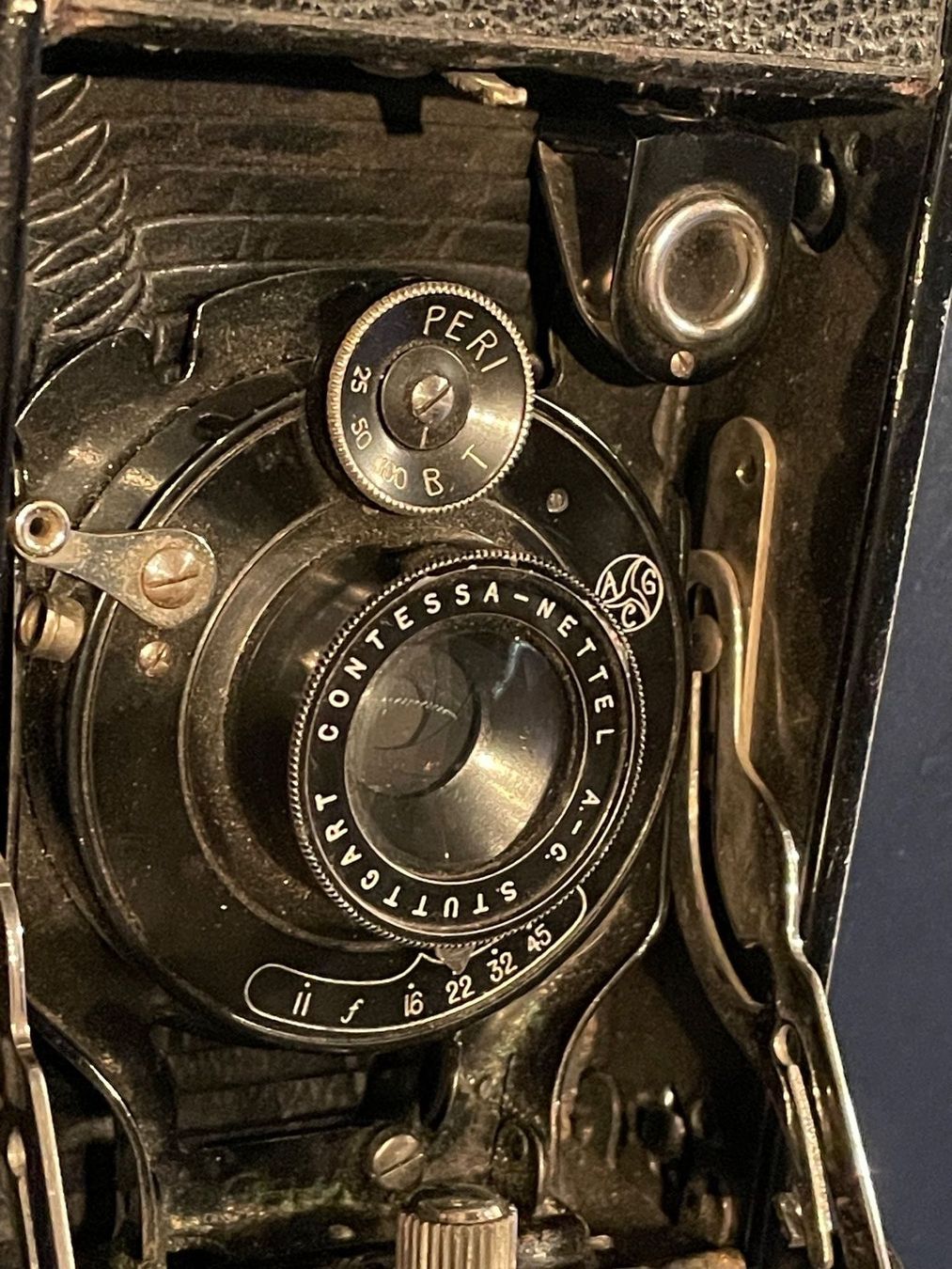 Zeiss Ikon Contessa Nettel Piccolette 4X6,5cm Rollfilmkamera #385823