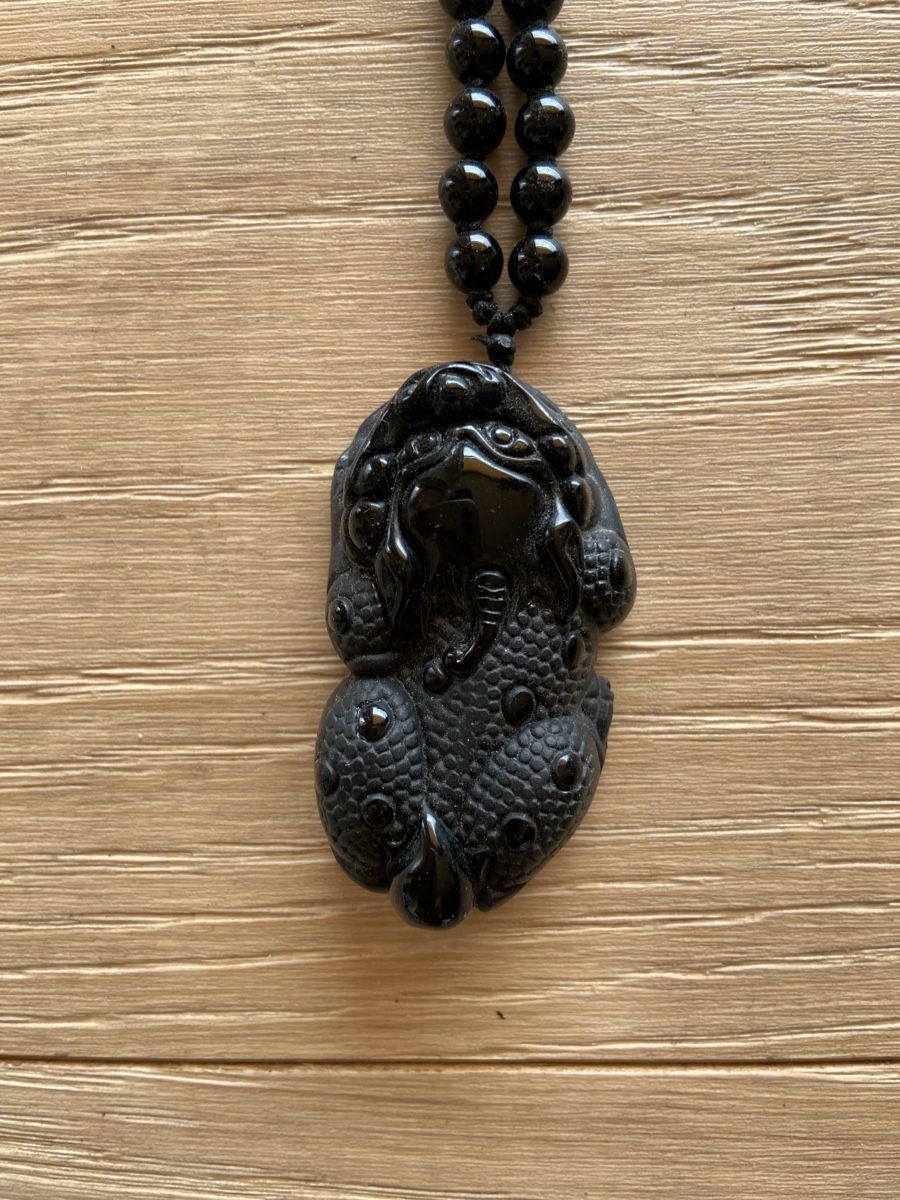 Catenine: Steinkette ONYX Drachenmotiv – Nuovo (secondo la descrizione) da Kloten venduto da KimChi 1