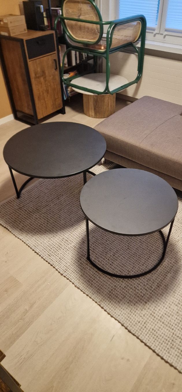 Tavoli: 2 Couchtische, Metall – Nuovo (secondo la descrizione) da Bottighofen venduto da MikeB010 1
