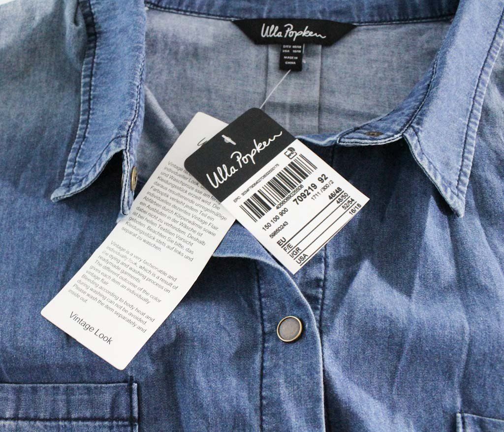 Ulla Popken Blusen: Ulla Popken Jeansbluse Gr. 46/48 – Neu (gemäss Beschreibung) aus Belp von caramel-secondhand 6