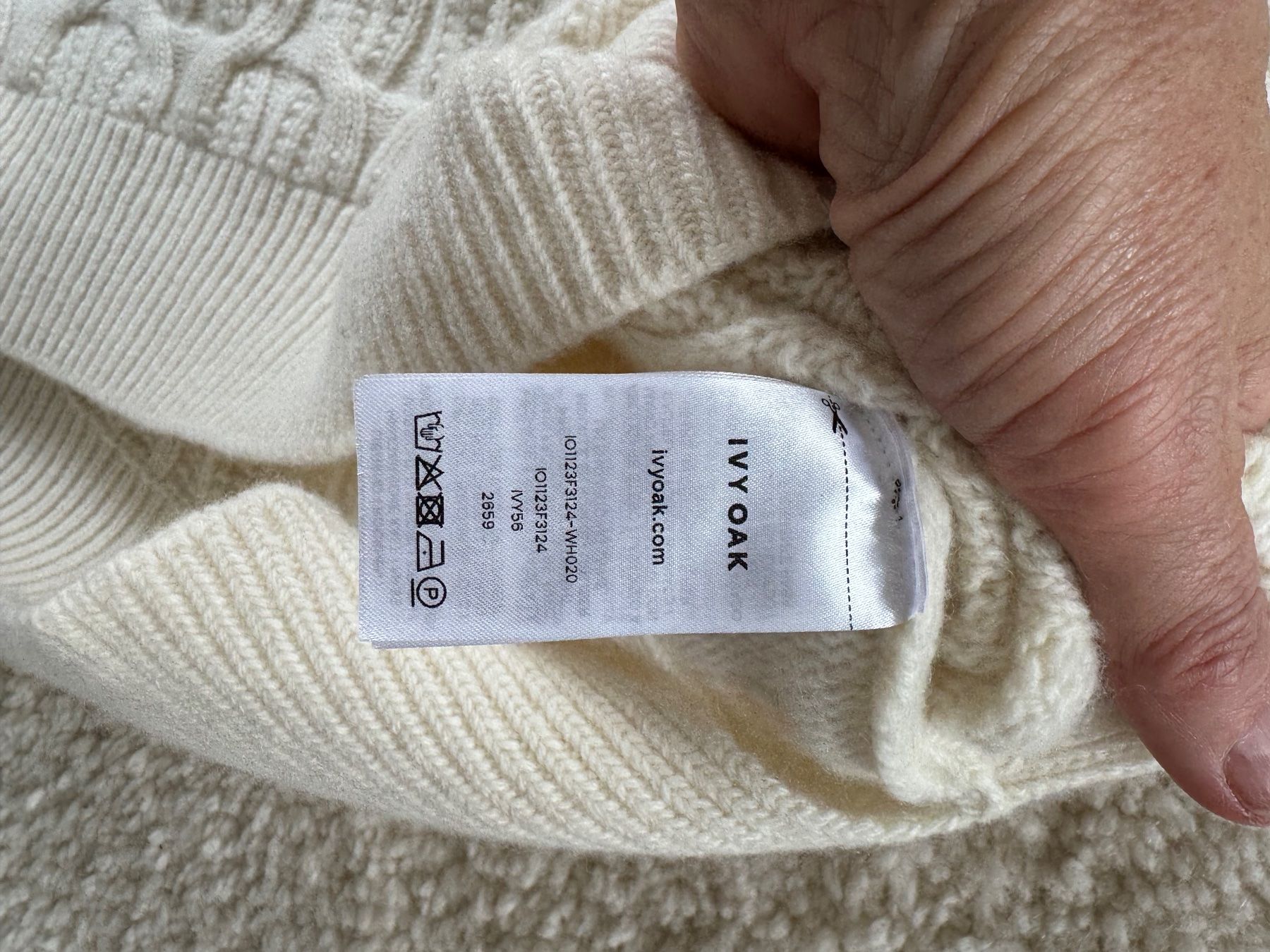 Maglioni & Felpe: IVY OAK Zopf Pullover Merinowool Gr 40 creme NEU – Nuovo e nell'imballaggio originale da Zuerich venduto da Moochie 6