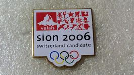 Ansteckpin 166: Sion 2006 Olympia Candidate