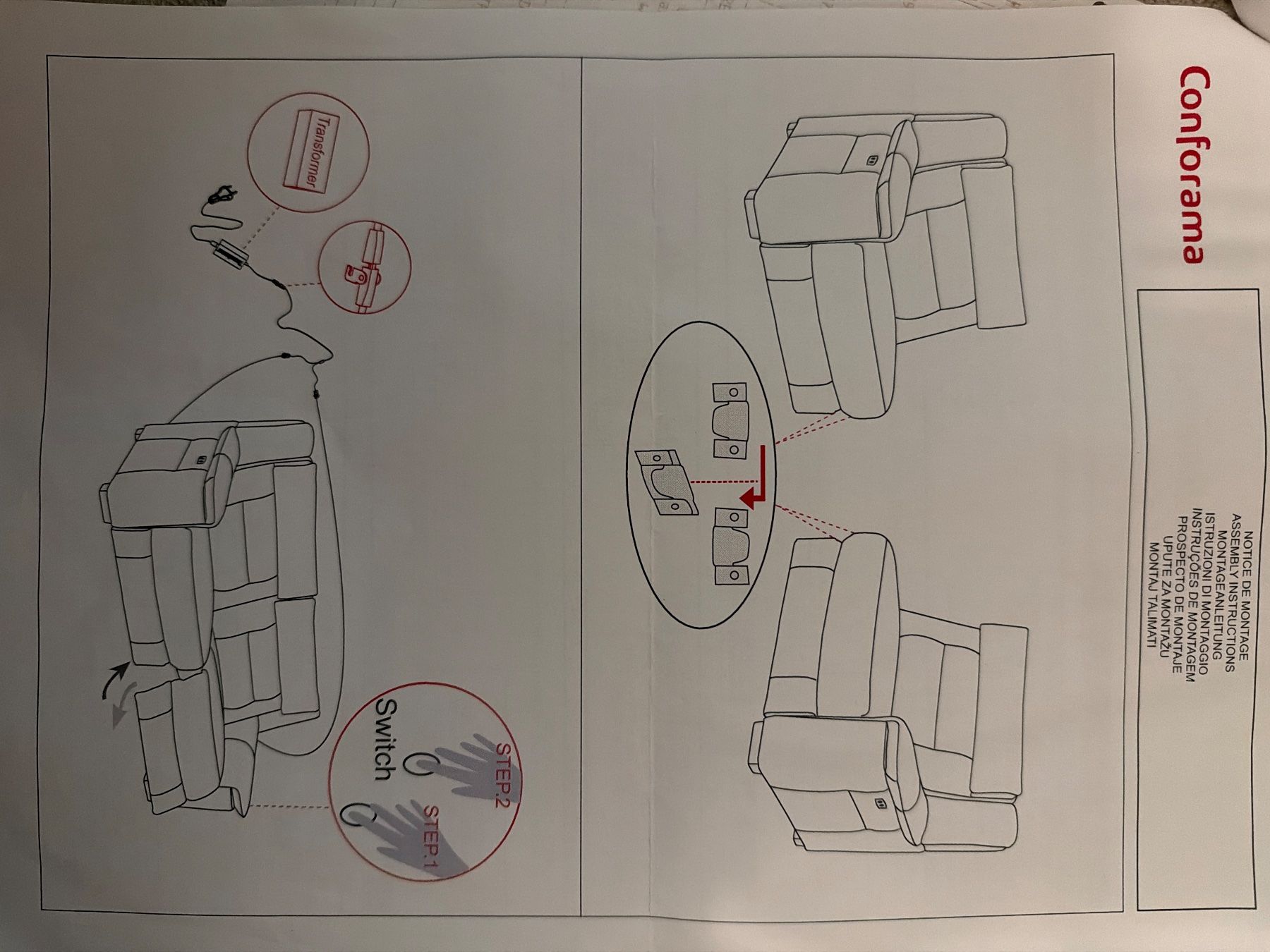 Conforama Sofas: Elektrisches Sofa – Gebraucht aus Thun von Surflife01 8