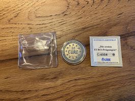 Neusilber Gedenkmünze 10 Euro