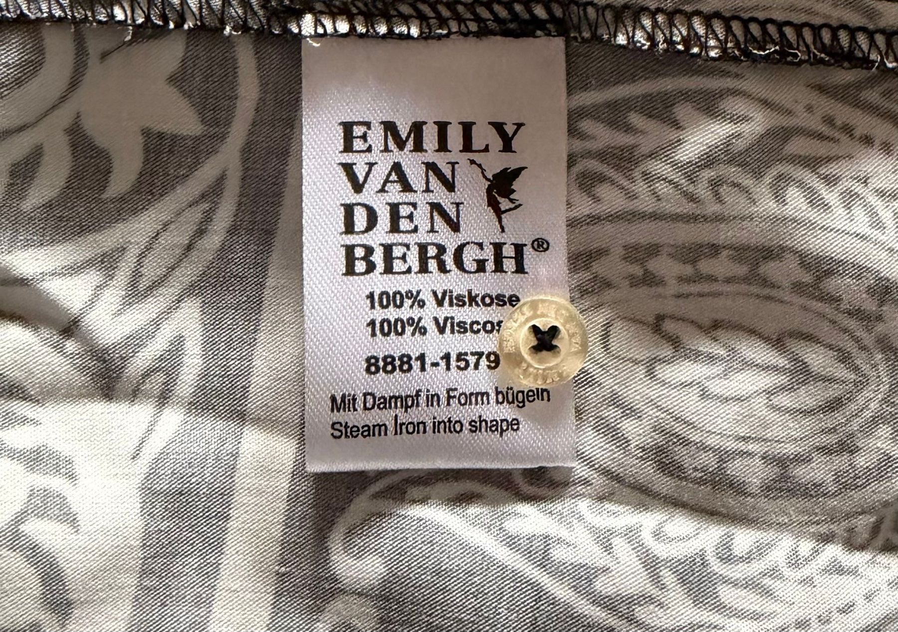 Emily van den Bergh Camicette: Bluse edel mit Muster Marke Emily van den Bergh Grösse 40 – Usato da Nussbaumen AG venduto da brigitebardot 7