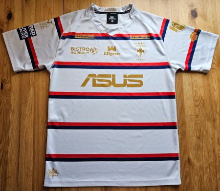 Wakefield Trinity Rugby Shirt 150 Jahre Gr. XL Ellgren UK