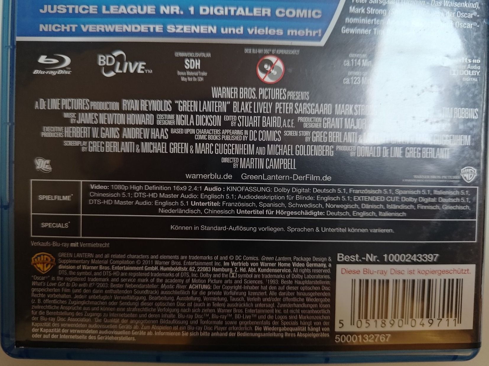 Tous les DVDs: Green Lantern – D'occasion à Liestal par Kratzilla 3