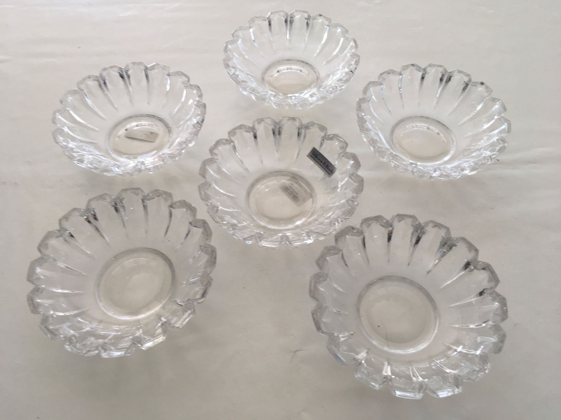 Villeroy & Boch Bicchieri: Coupes en cristal – Nuovo (secondo la descrizione) da Genève venduto da anne4317salette