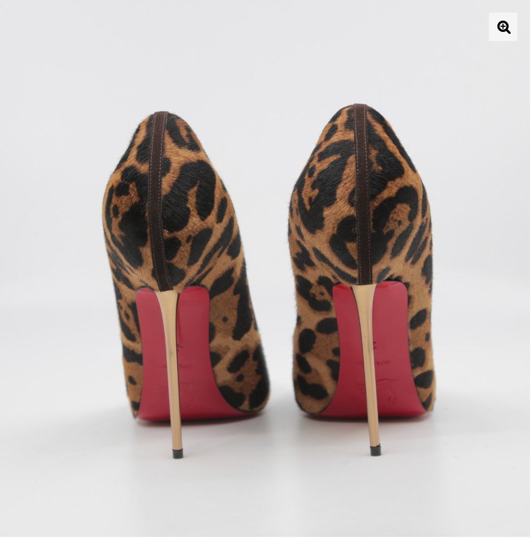 Christian Louboutin Scarpe da donna: Escarpins T.37 Léopard Pony Louboutin – Usato da Delémont venduto da Le38.shop 3