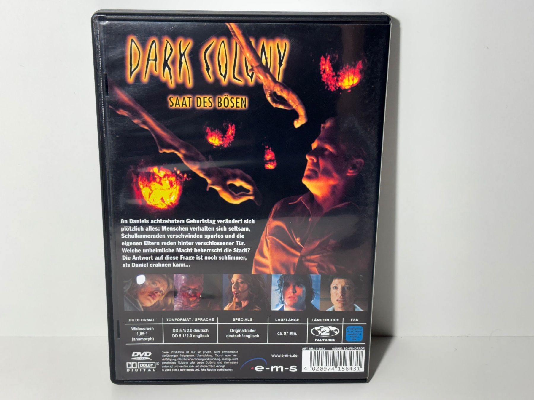 Tutti i DVDs: Dark Colony - Saat des Bösen DVD – Usato da Wilderswil venduto da Sstriker 1