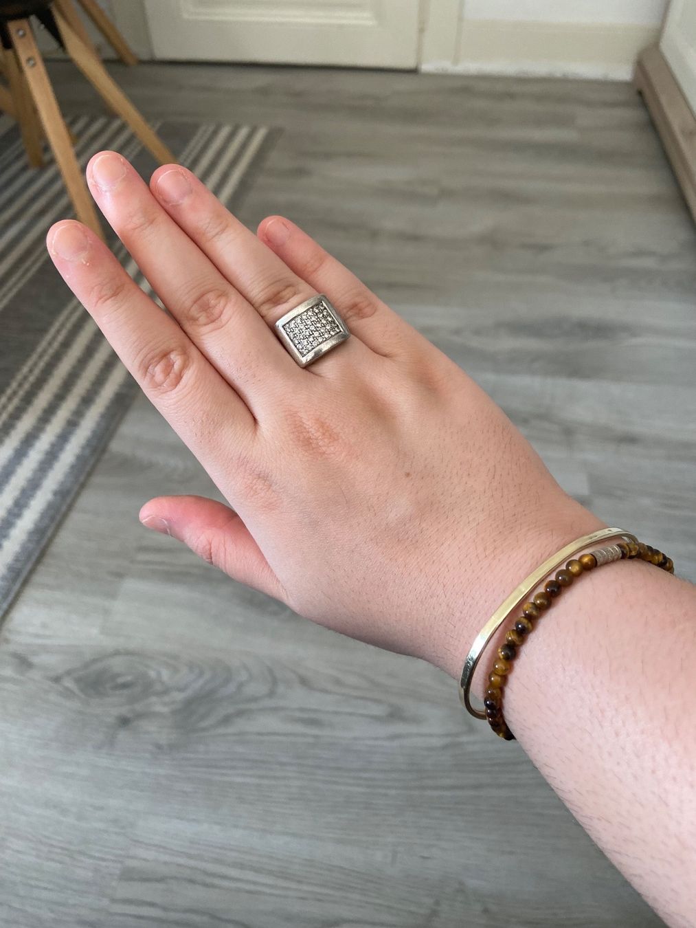 Bagues: Bague en argent taille 55 – D'occasion à Montreux par Perledor 2