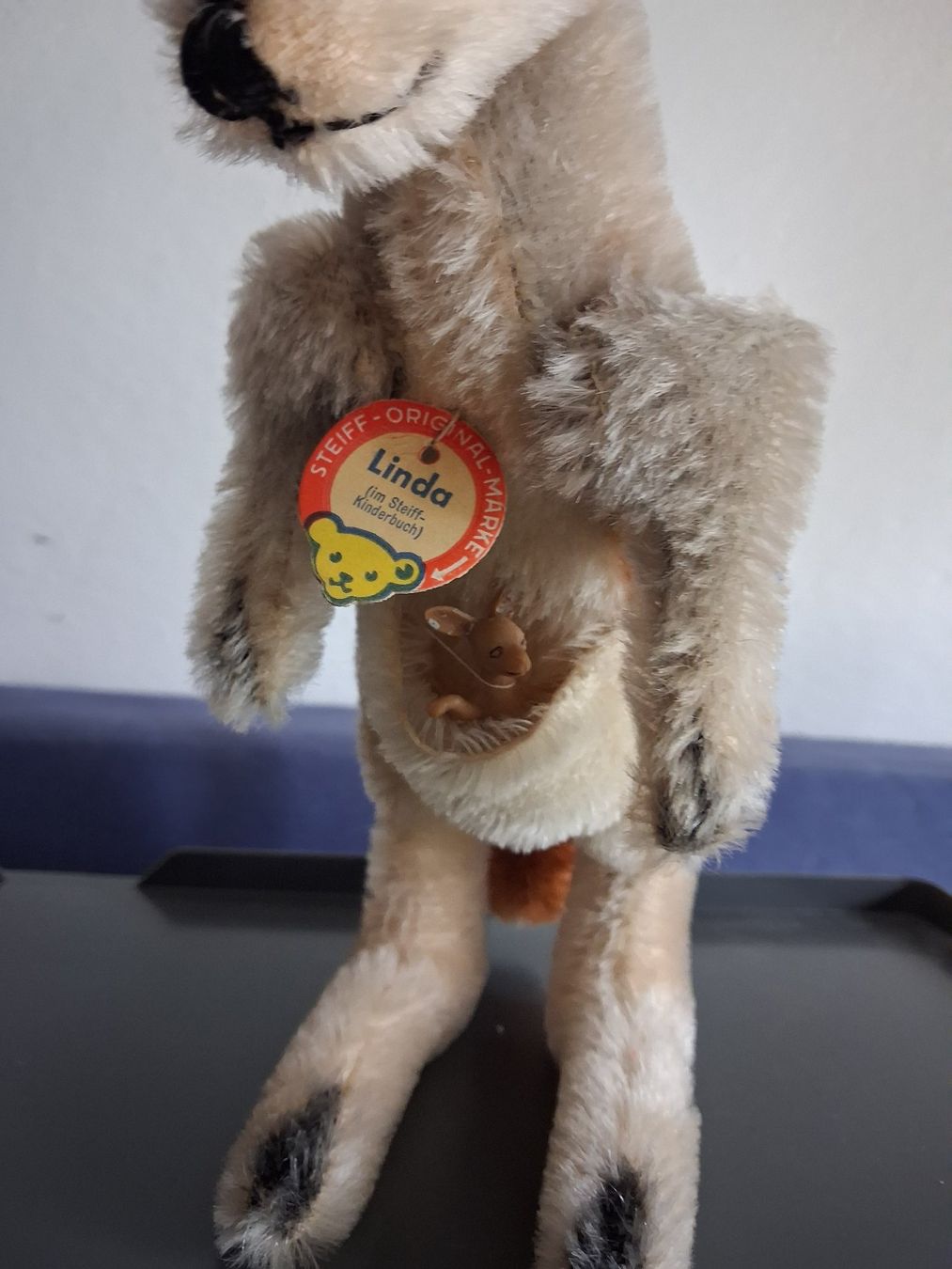Steiff Giocattoli: Steiff Känguru Linda – Usato da Zürich venduto da rald 8