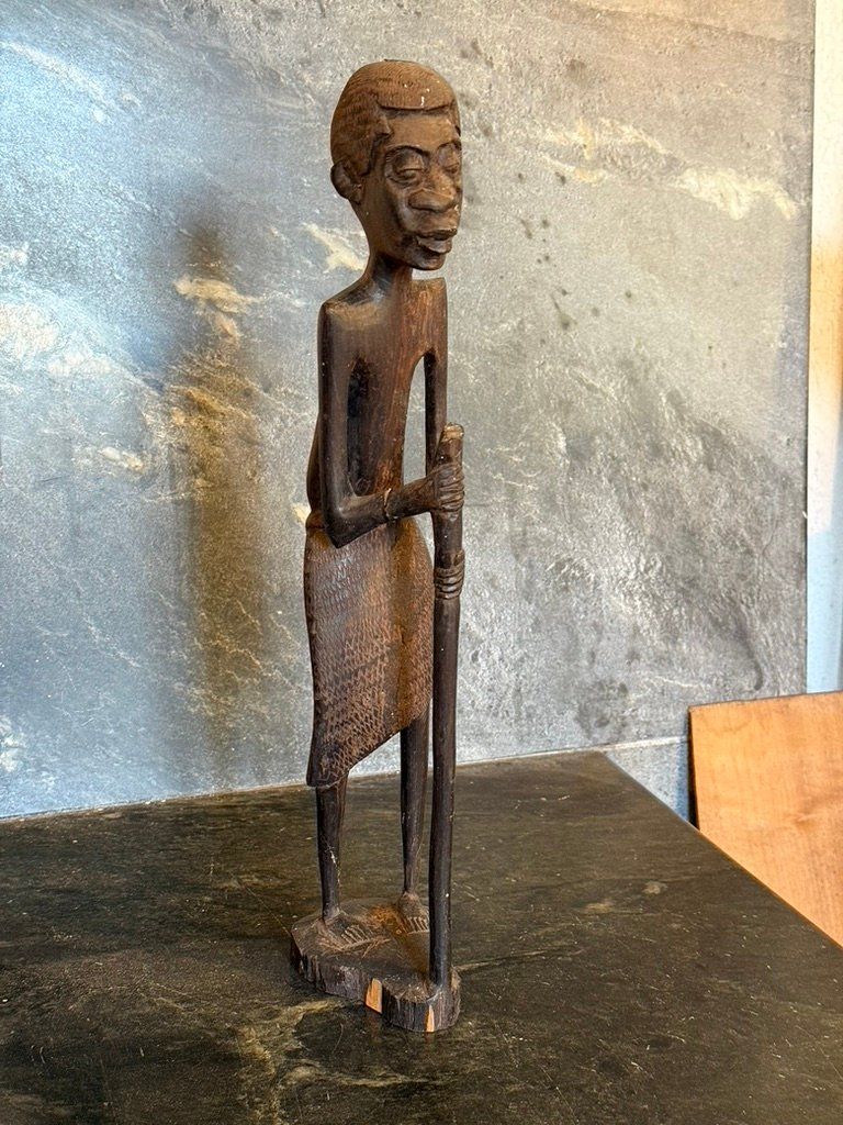 Skulpturen & Statuen: Zwei alte Original-Afrikanische Holzskulpturen, Handarbeit – Gebraucht aus Agriswil von Windcheetah 1