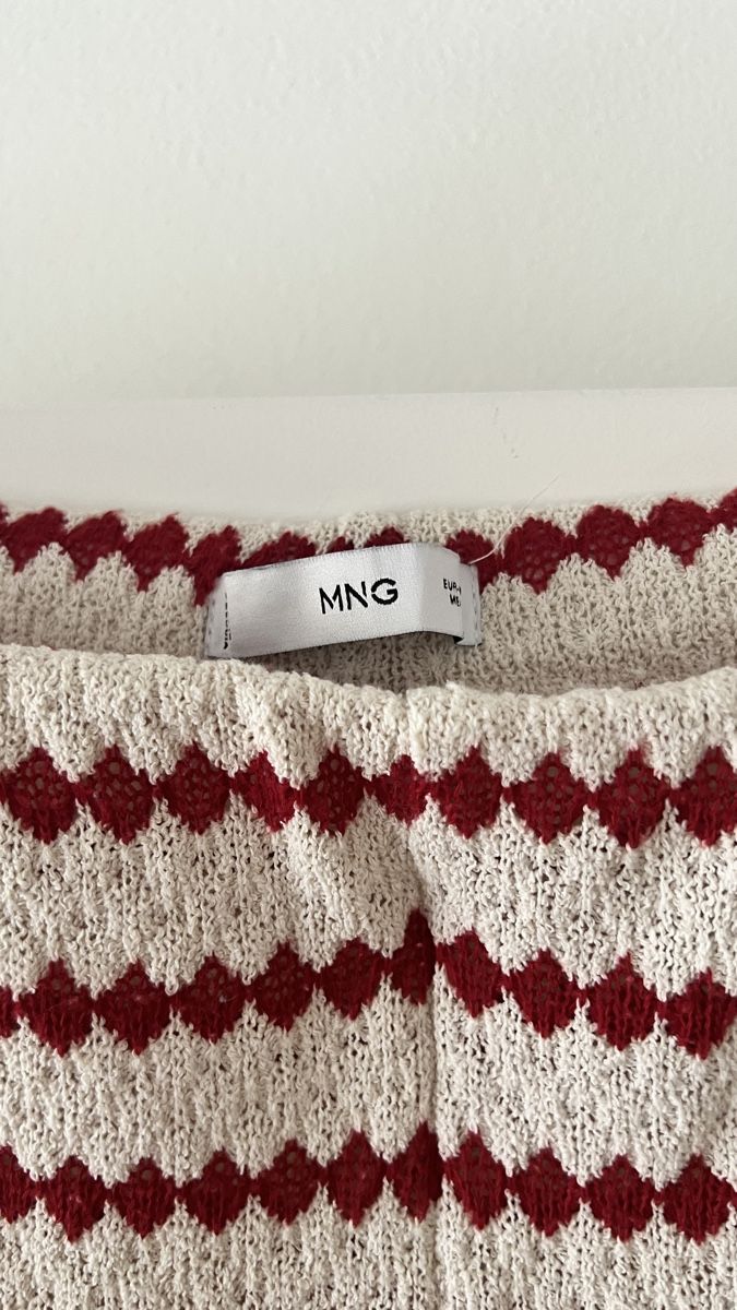 Mango Hosen: Stoffhose gestreift rot weiss – Gebraucht aus Langnau i. E. von bariza 2