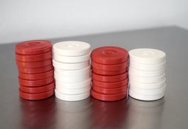 Carambole Carrom Fingerbillard Set Steine