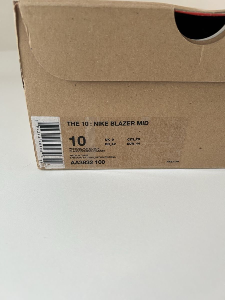 Nike Herrenschuhe: Off-White × Nike Blazer Mid 'The Ten' – Gebraucht aus Gockhausen von pierrezhh 6