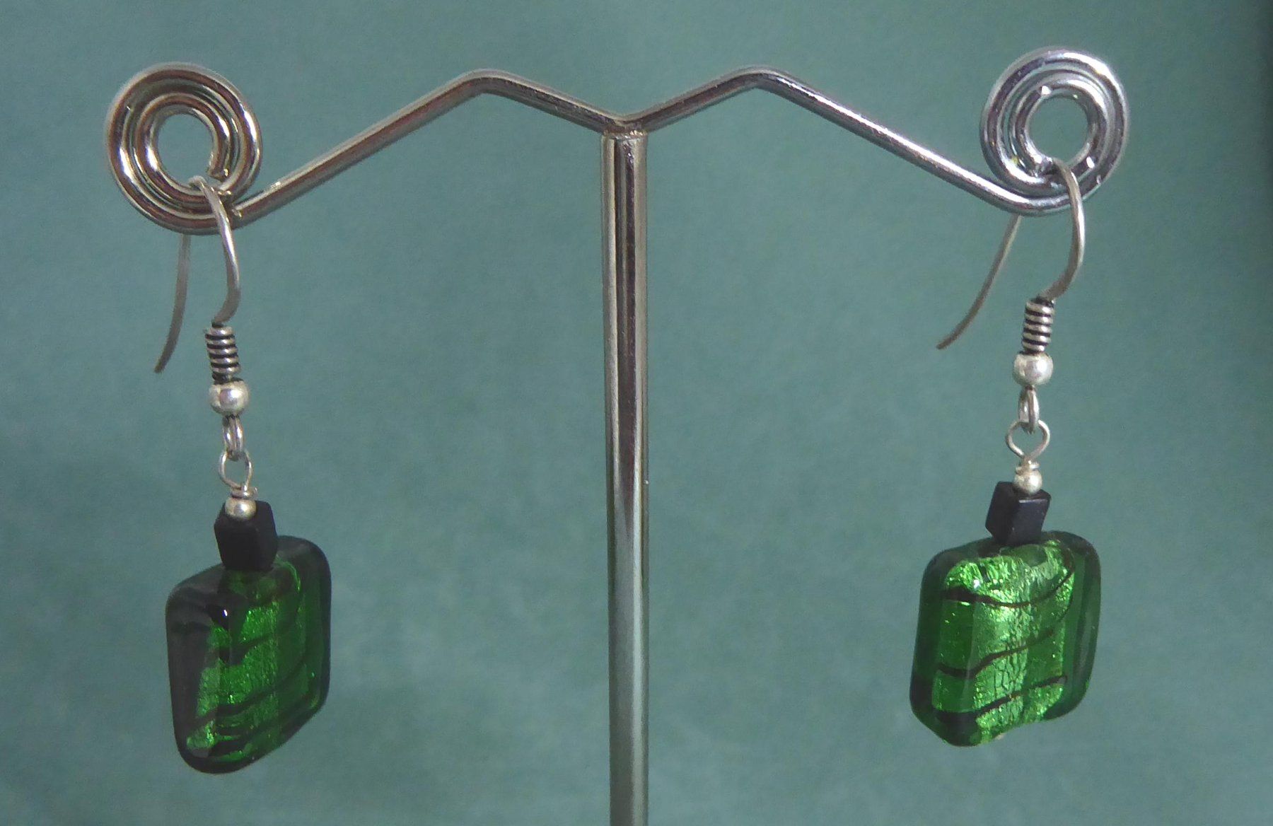 Boucles d'oreille: Ohrringe 925 Silber mit synthetischen Steinen – D'occasion à Muri AG par silvermouse007
