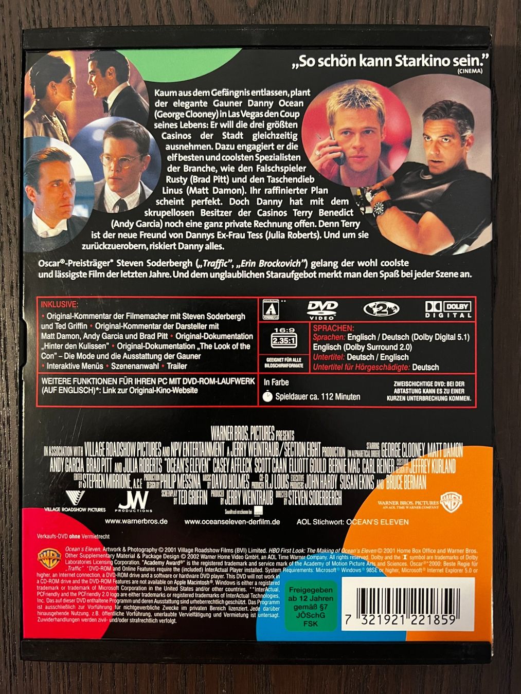 Tutti i DVDs: Ocean’s Eleven – Usato da Zürich venduto da FilmFreunde 1