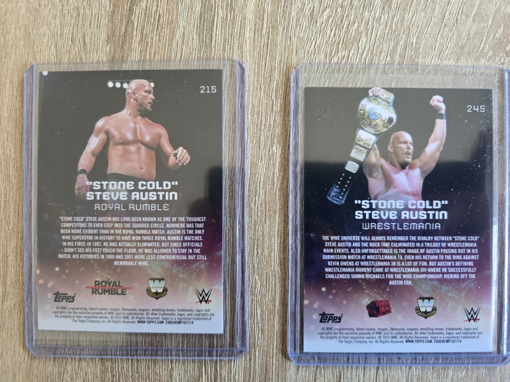 Topps Carte collezionabili: 2x WWE Universe Stone Cold Steve Austin /175 – Nuovo (secondo la descrizione) da St. Gallen venduto da SaintCity 1