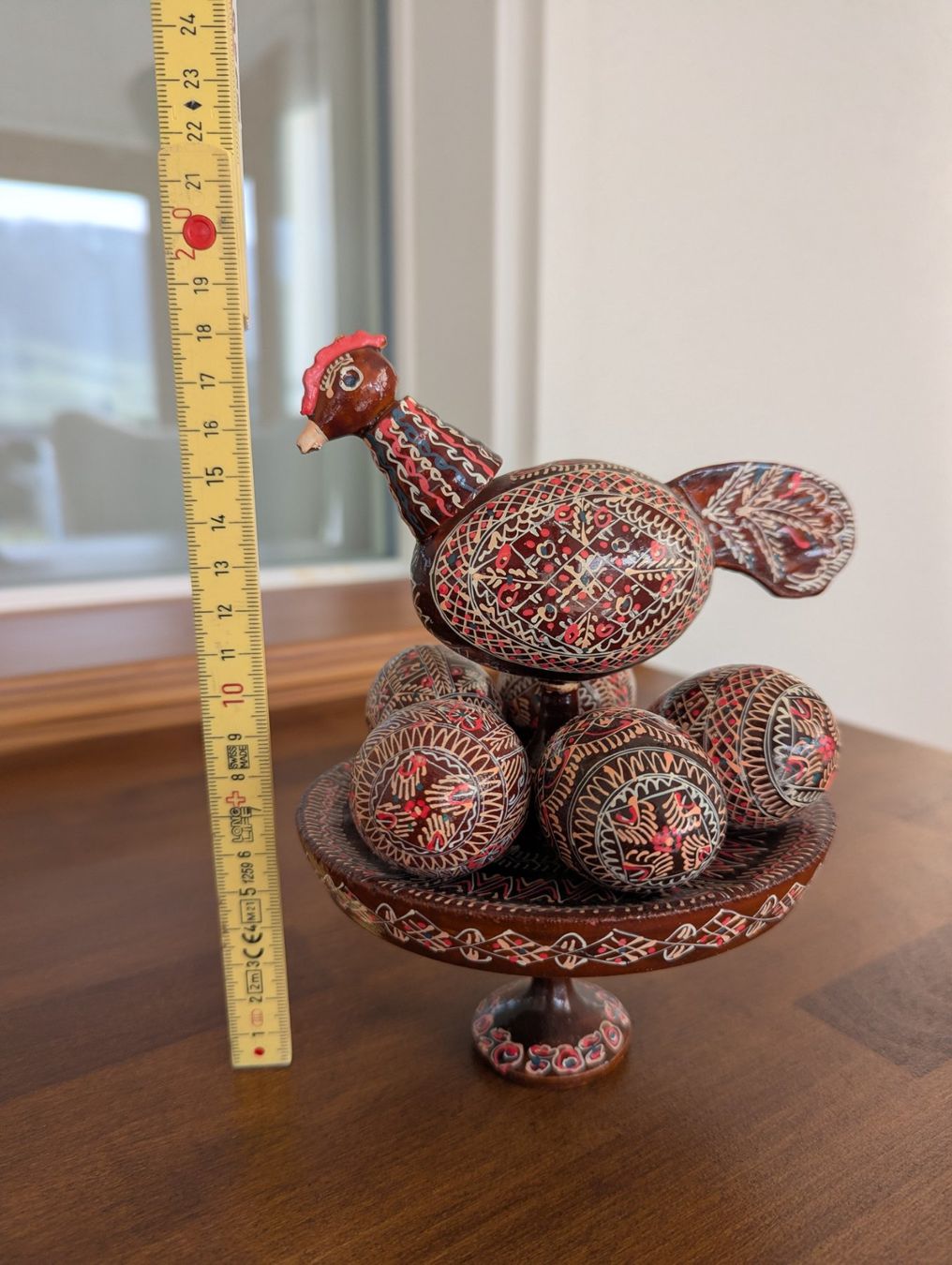 Tutte le decorazioni: Holz Huhn mit Eiern, handbemalt, Vintage – Usato da Ormalingen venduto da marithias23 1