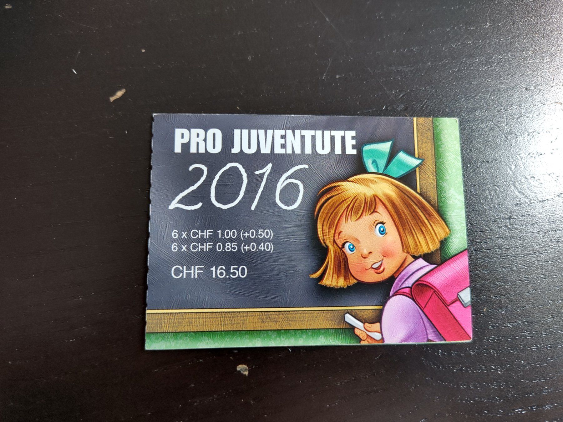 Tutti i francobolli: 1x Markenheft Pro Juventute 2016, Postfrisch – Nuovo (secondo la descrizione) da Wohlen AG venduto da gnabbr
