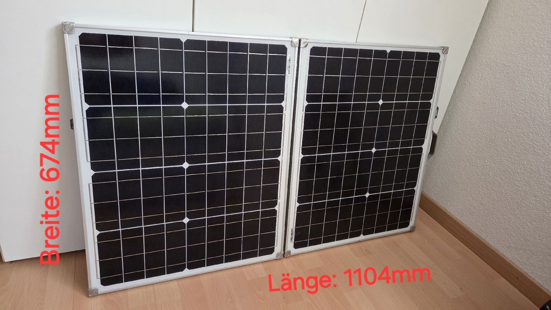 Dispositivi a energia solare: 2 Stk. Solarmodul je 50W Tragbar – Usato da Malters venduto da o_ANDI_o