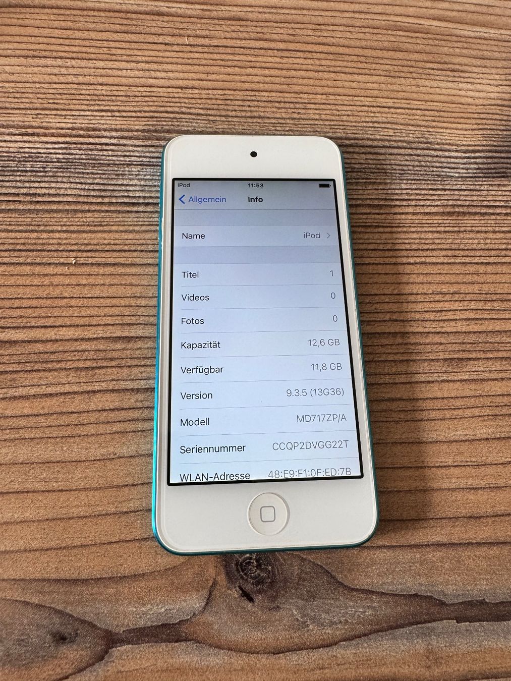 Apple Tragbarer Mediaplayer: iPod Touch 5th gen – Gebraucht aus Zollikofen von lagavulin03 2