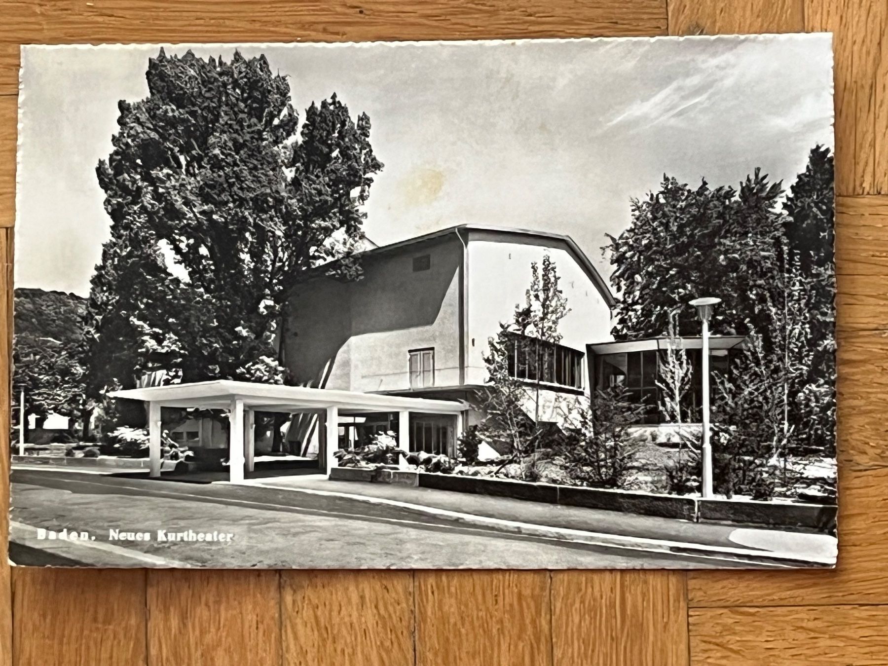 Cartoline postali: Baden, 1955, Neues Kurtheater – Usato da Romanshorn venduto da luxcollect