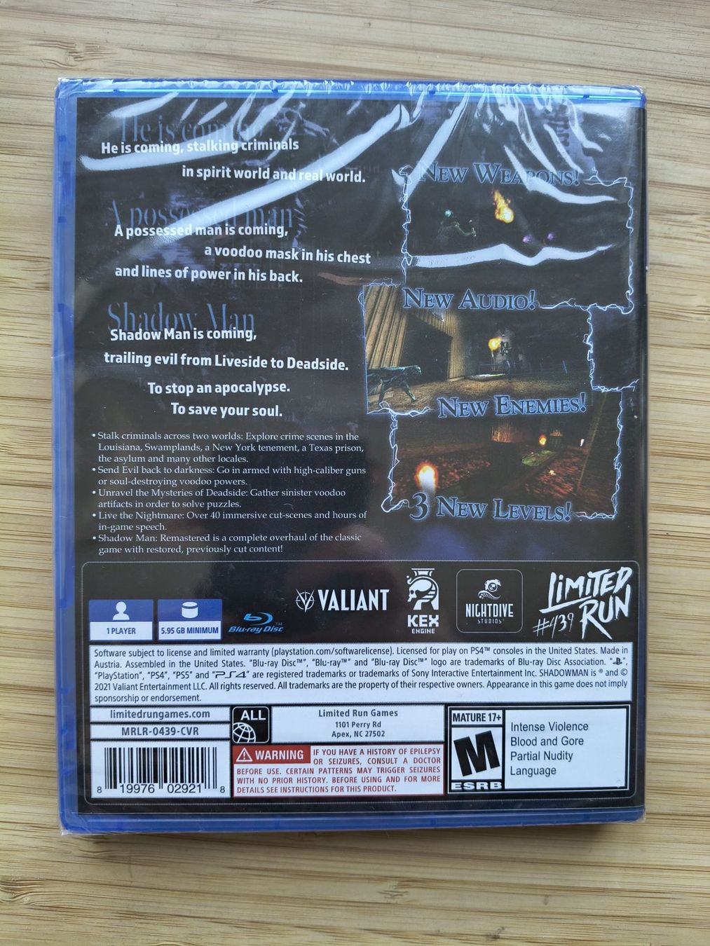 Giochi: Shadow Man Remastered Sealed (PS 4) – Nuovo e nell'imballaggio originale da Riedholz venduto da ste_96cd 1