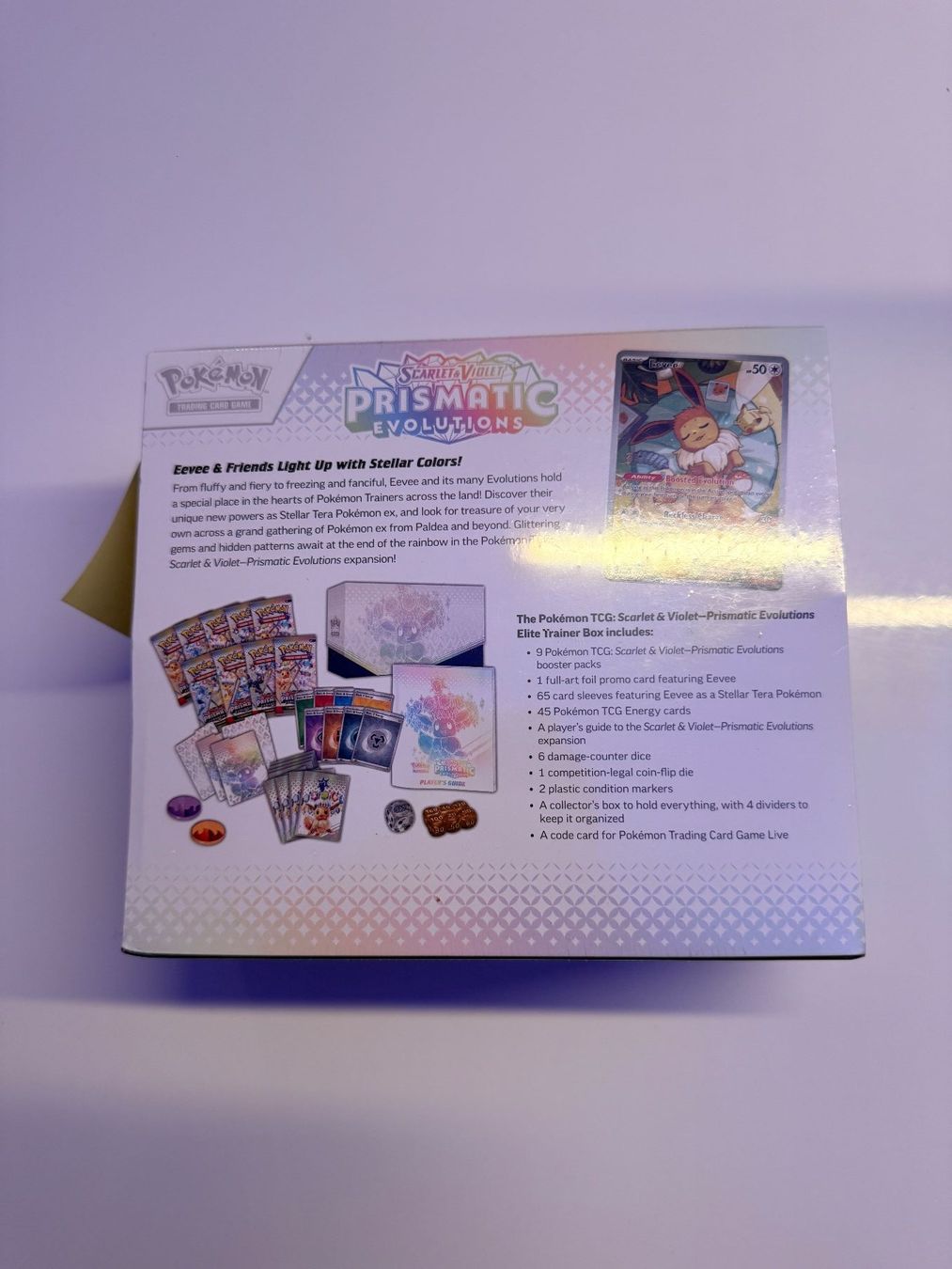 Pokémon Carte collezionabili: Pokémon Prismatic Evolutions Top-Trainer-Box – Nuovo e nell'imballaggio originale da Wimmis venduto da Romrom95 1
