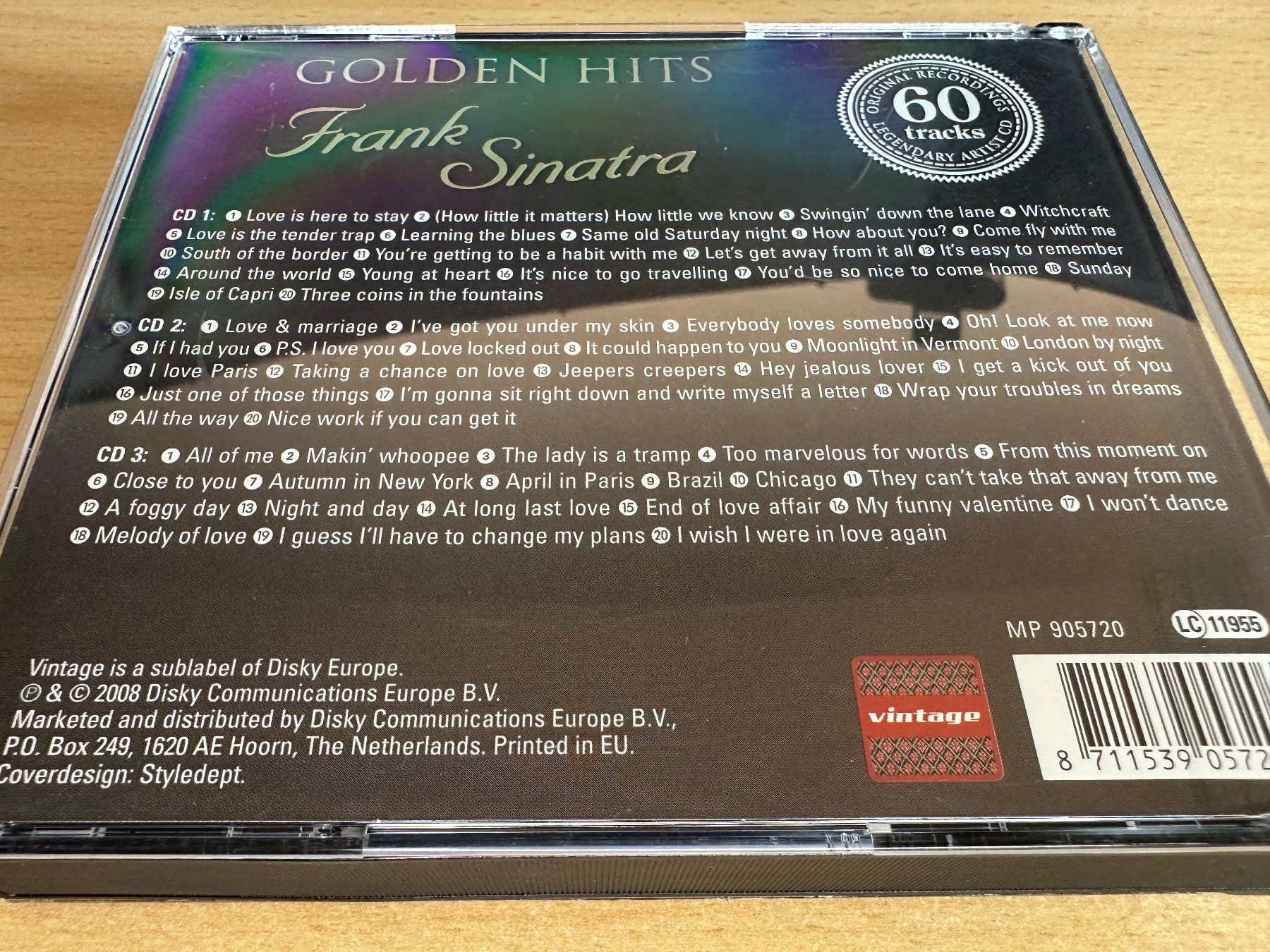 CD: Frank Sinatra – Golden Hits - 3 CD – Usato da Rikon im Tösstal venduto da Alpenmutz 1